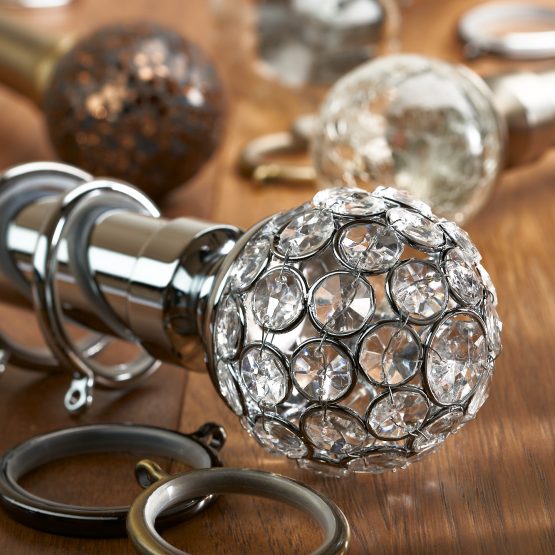 Hallis Hudson Neo Curtain Poles by Gareth Walker - Staffordshire Professional Commercial Product Photographer