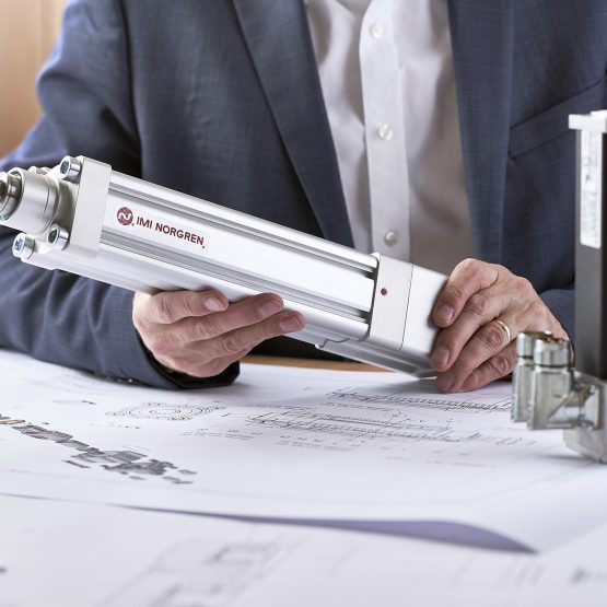 Norgren Electric Actuators Product Photography by Gareth Walker Photographer