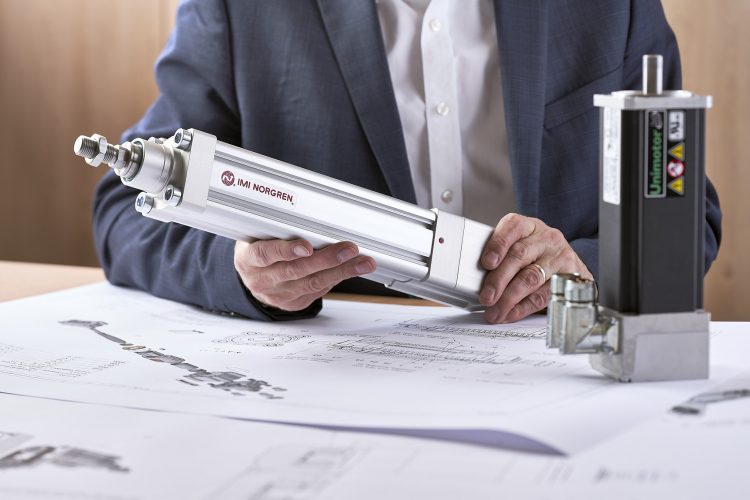 Norgren Electric Actuators Product Photography by Gareth Walker Photographer