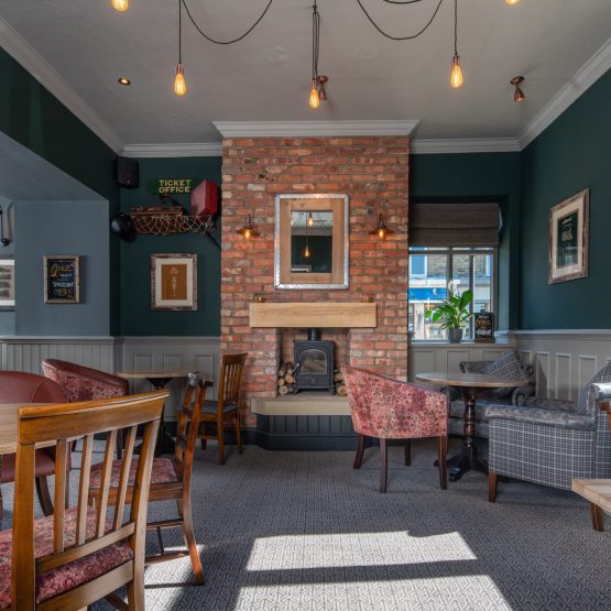 The railway pub and restaurant Interior photography by Gareth Walker - Staffordshire Professional Commercial Architectural Photographer