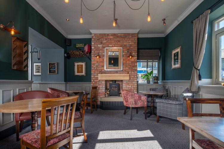 The railway pub and restaurant Interior photography by Gareth Walker - Staffordshire Professional Commercial Architectural Photographer