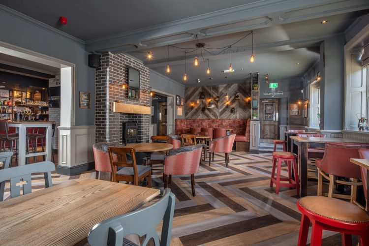 The Railway pub and restaurant Interior photography by Gareth Walker - Staffordshire Professional Commercial Architectural Photographer